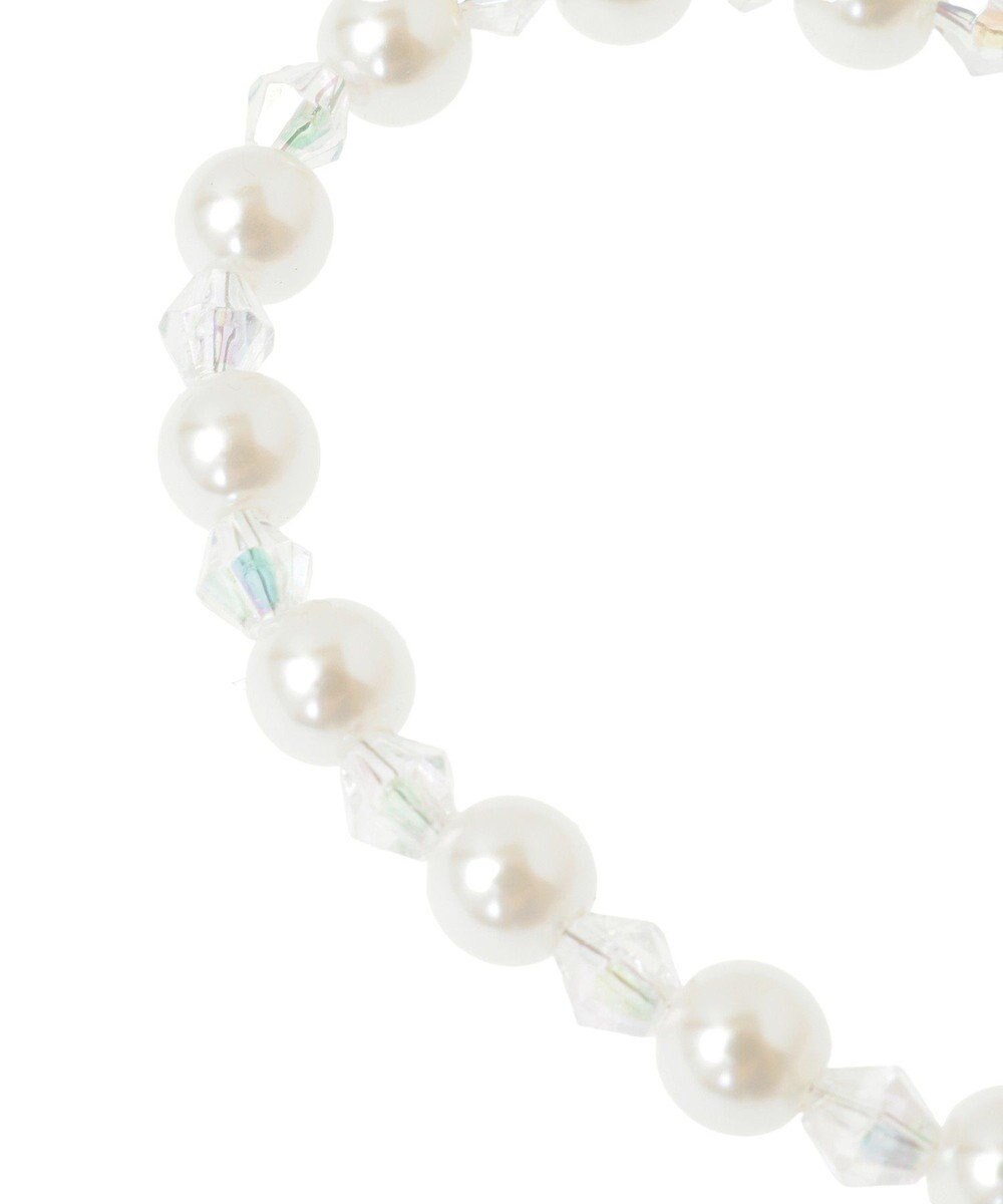 Maison de FLEUR リボンレオパードパールストラップ 