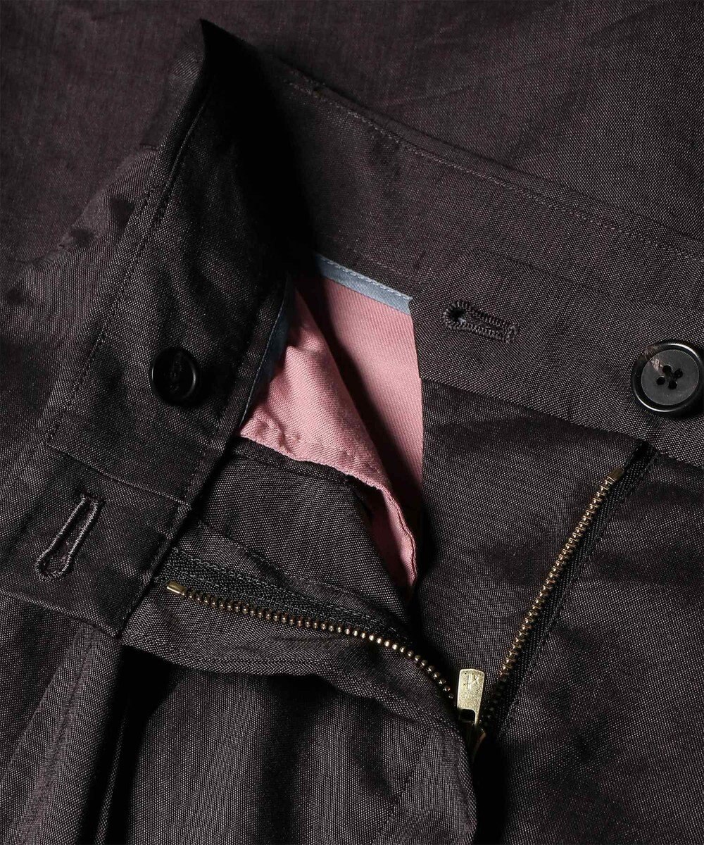 Paul Smith レーヨンリネン コクーンシルエット タックパンツ 