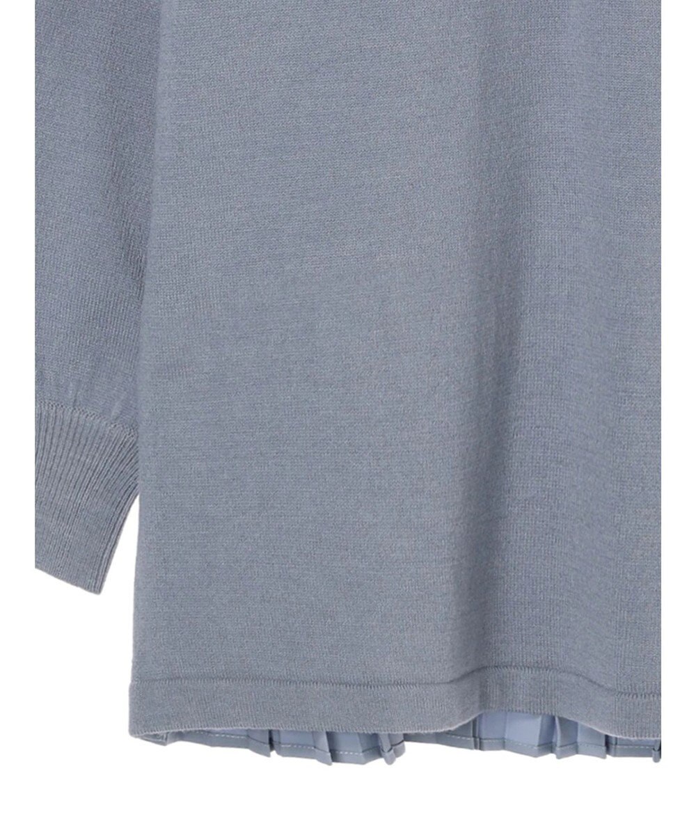 earth music&ecology バックヘムプリーツチュニック 