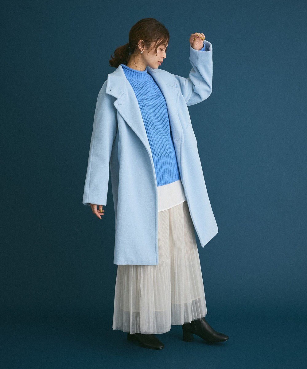 Green Parks ｍｏｋｏモールモックネックニットプルオーバー 