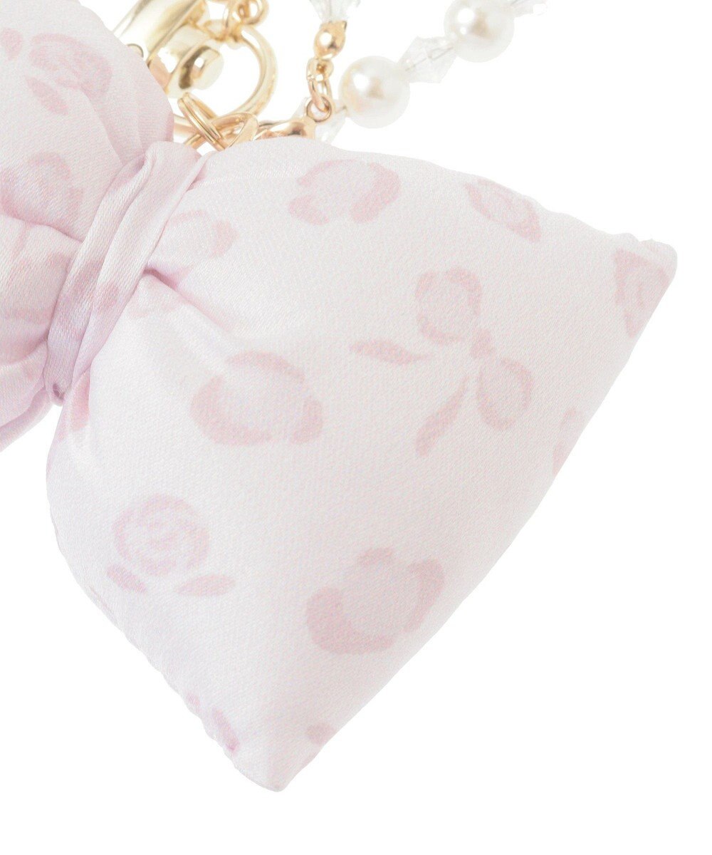 Maison de FLEUR リボンレオパードパールストラップ 