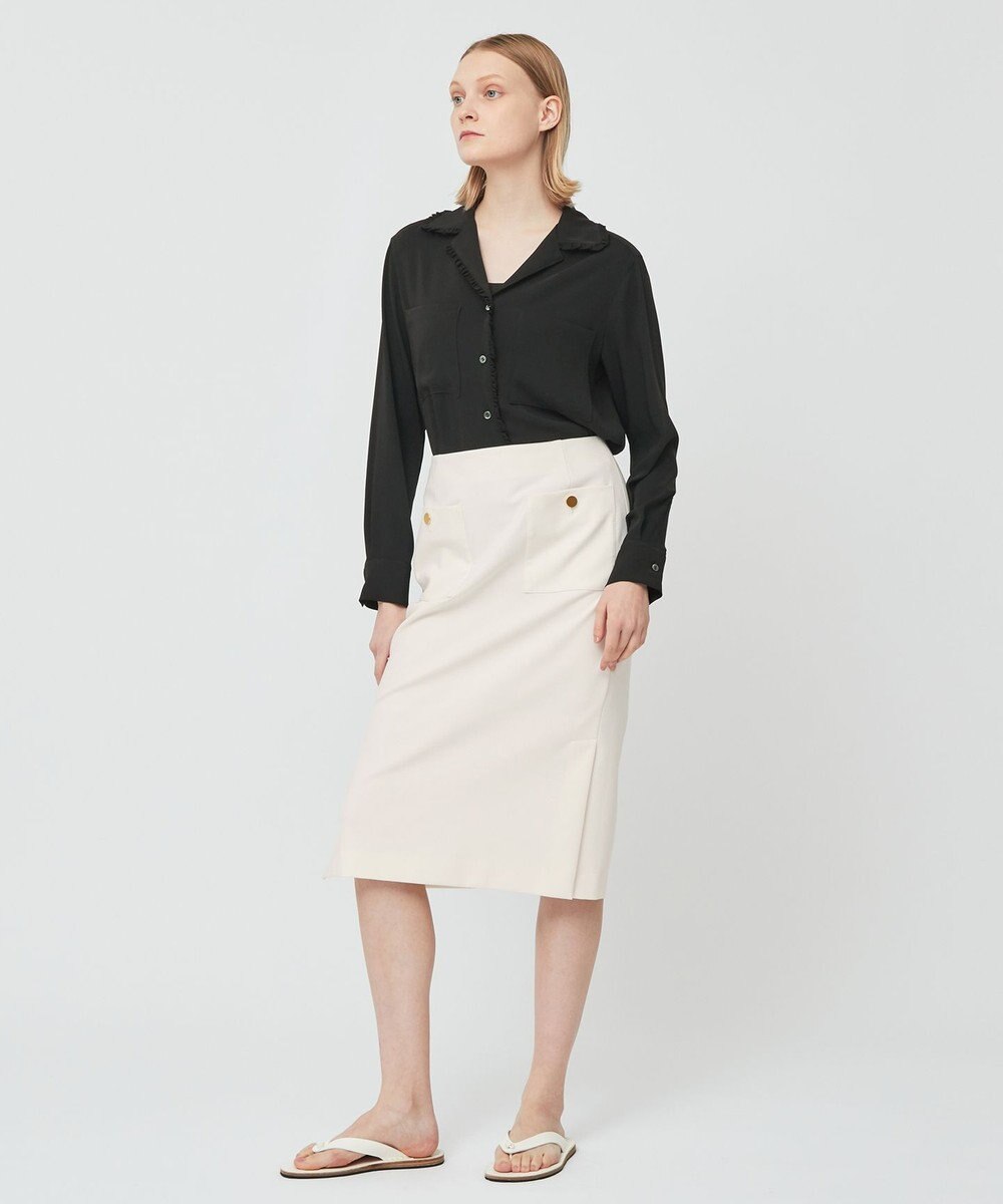 BEIGE， DANDELION / ギャザーフリルブラウス 