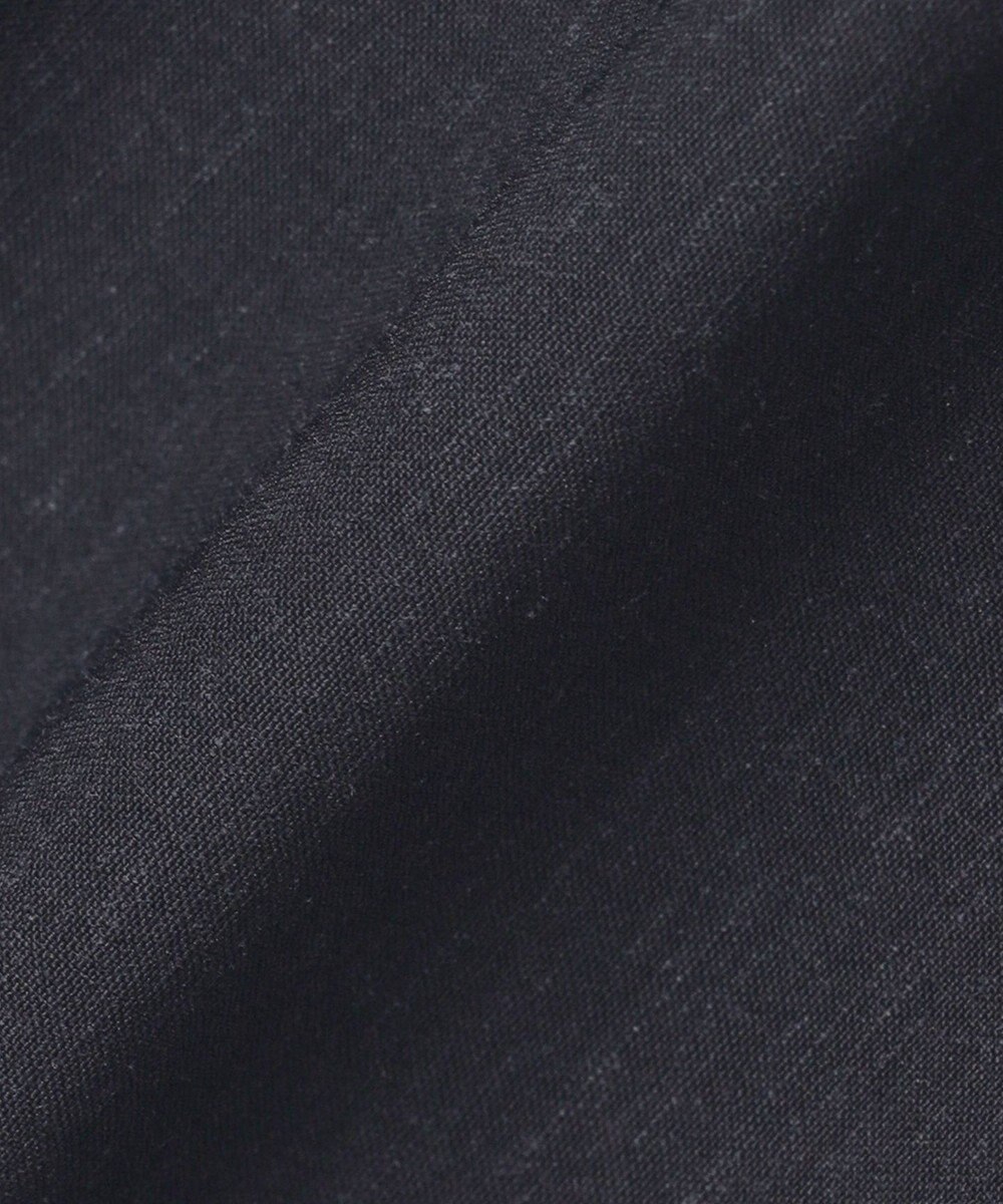 J.PRESS LADIES 【洗える】セルロースリネンストレッチ タックワイドパンツ 