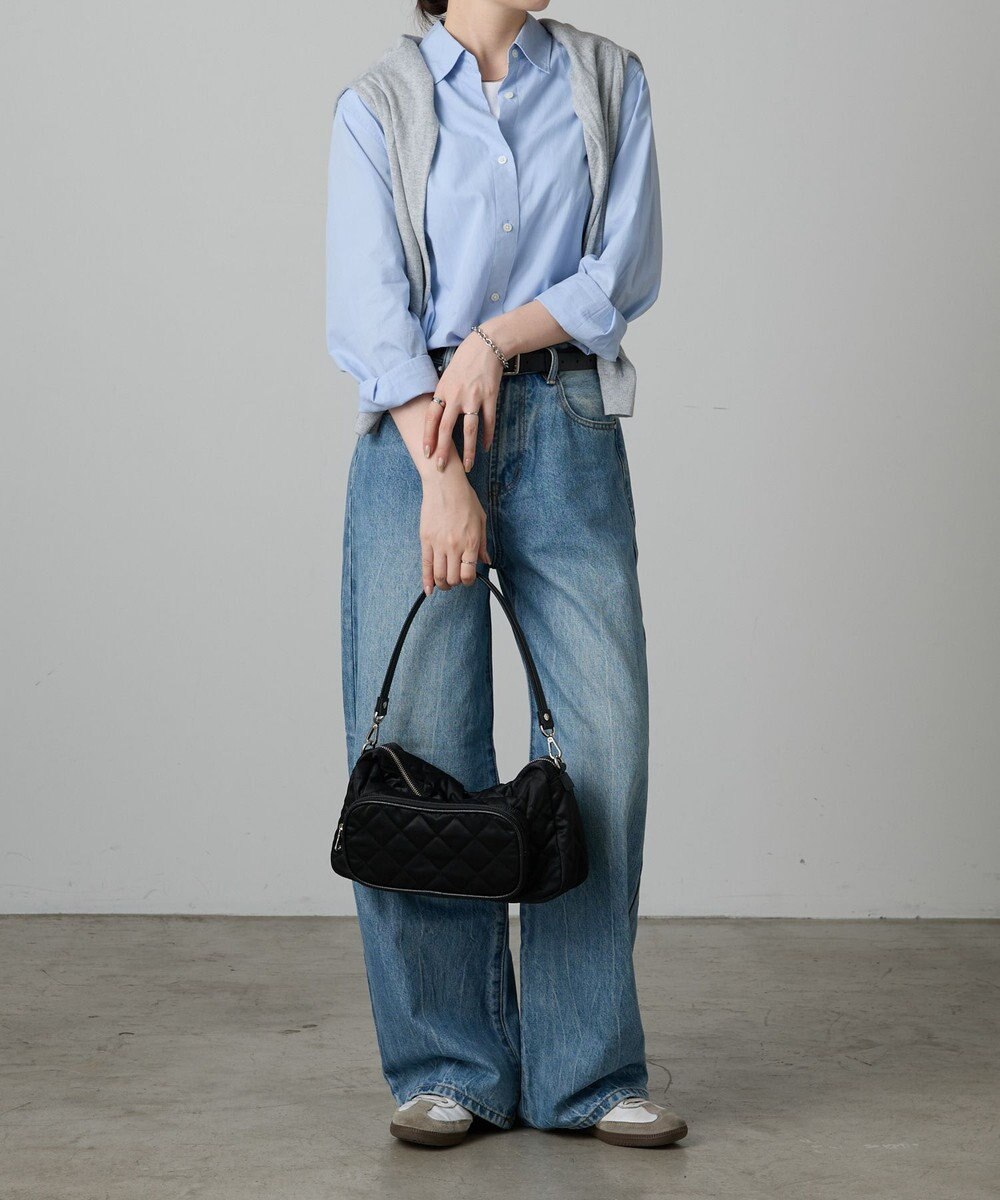 russet 【2025AW新作】キルティング横長2WAYショルダーバッグ(SF-258) 