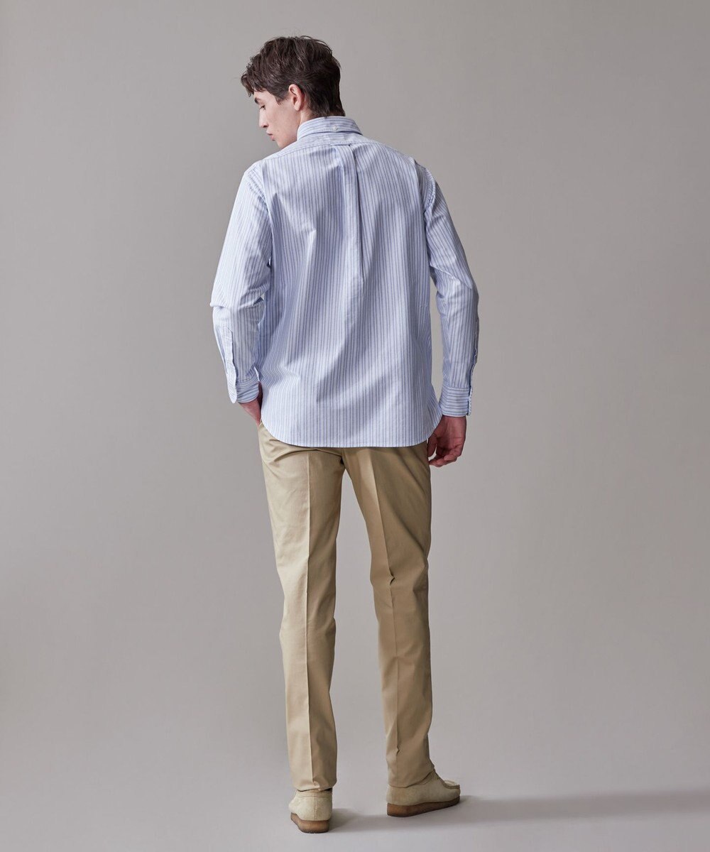 J.PRESS MEN コットンオックス マルチストライプ シャツ / ボタンダウン 