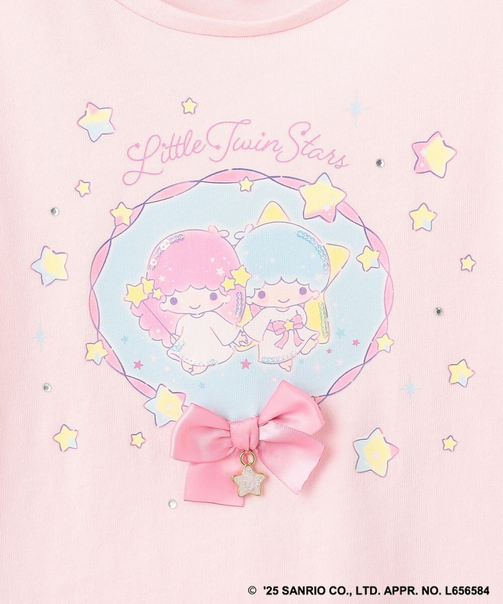 ANY KIDS 【any FAM× リトルツインスターズ 】キキ＆ララ 袖レースTシャツ 