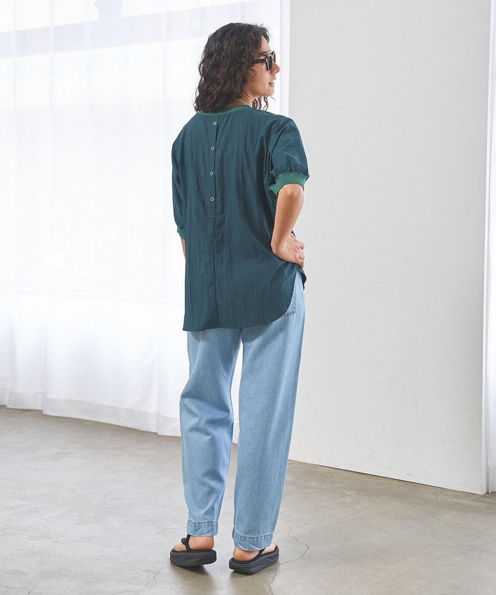 J.PRESS YORK STREET 【WOMEN】ワッシャードルマン ブラウス 