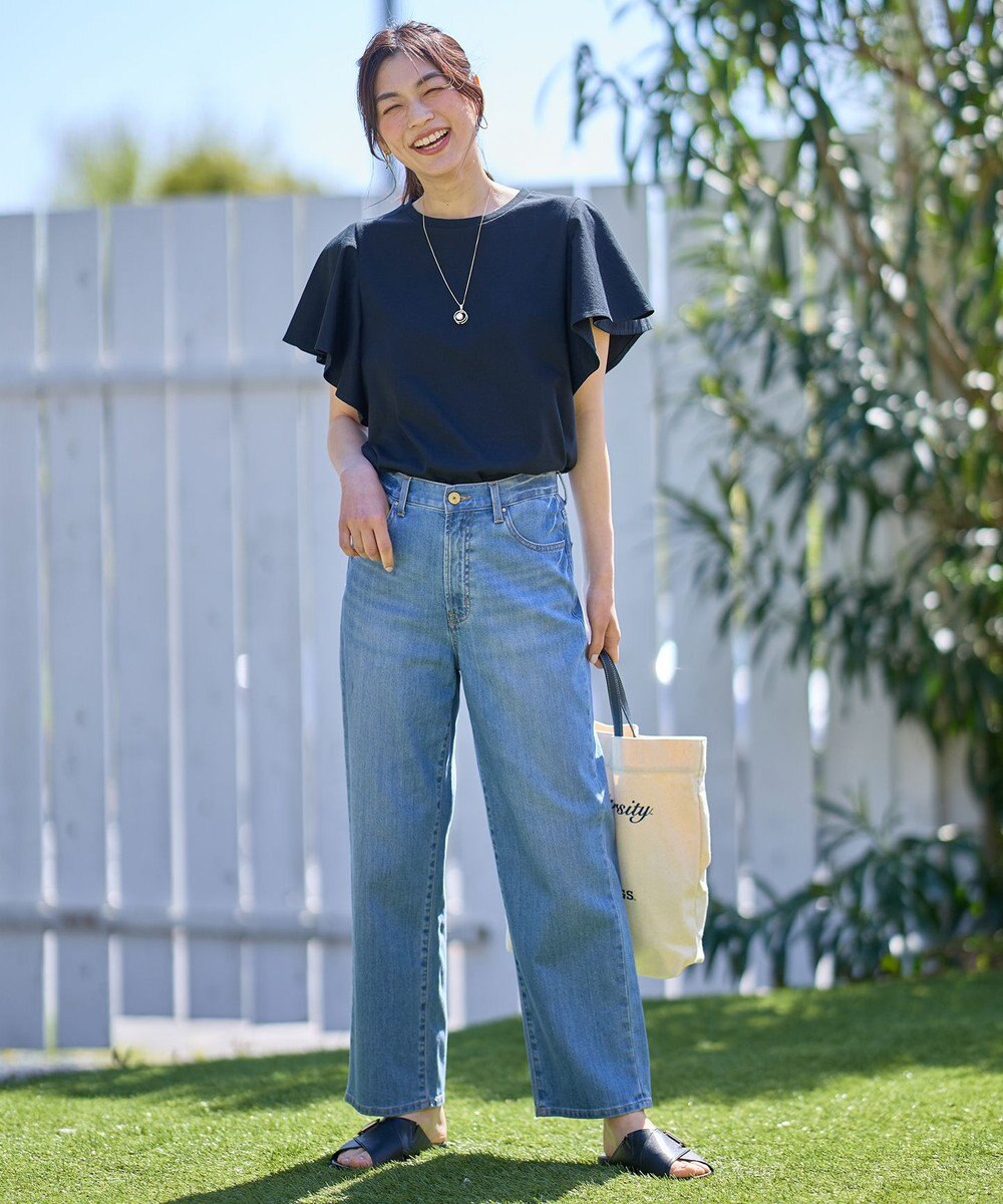 ANY L 【洗濯機可能/ストレッチ】ライトウェイトデニム 