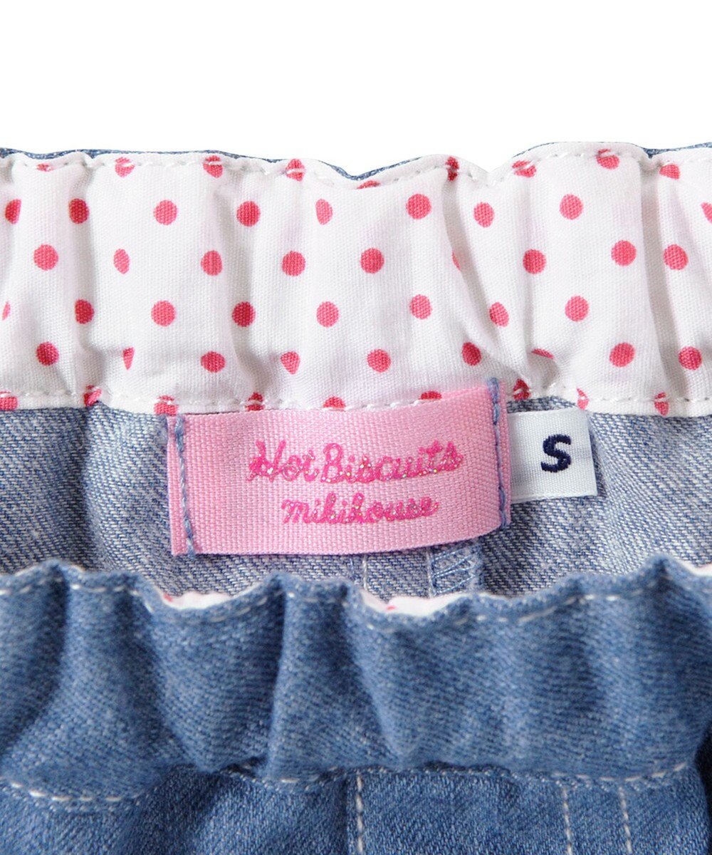 MIKI HOUSE HOT BISCUITS 【100-110cm】キャビットちゃん デニムスカート 