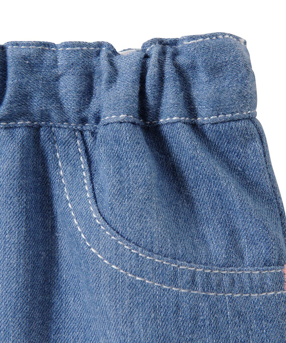 MIKI HOUSE HOT BISCUITS 【100-110cm】キャビットちゃん デニムスカート 