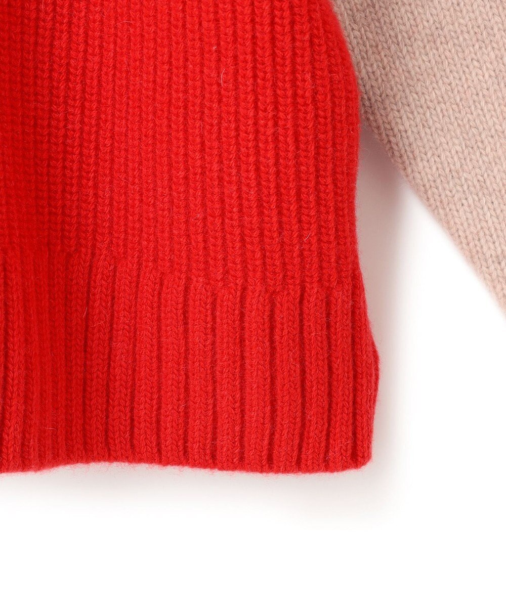 BEIGE， LAURIERS / ウールカシミヤバイカラーニット 