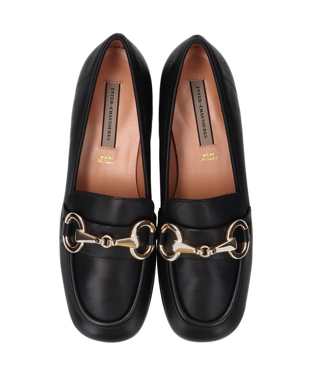 INTER-CHAUSSURES 【INTER-CHAUSSURES】ソフトスクエアトウビットローファー 