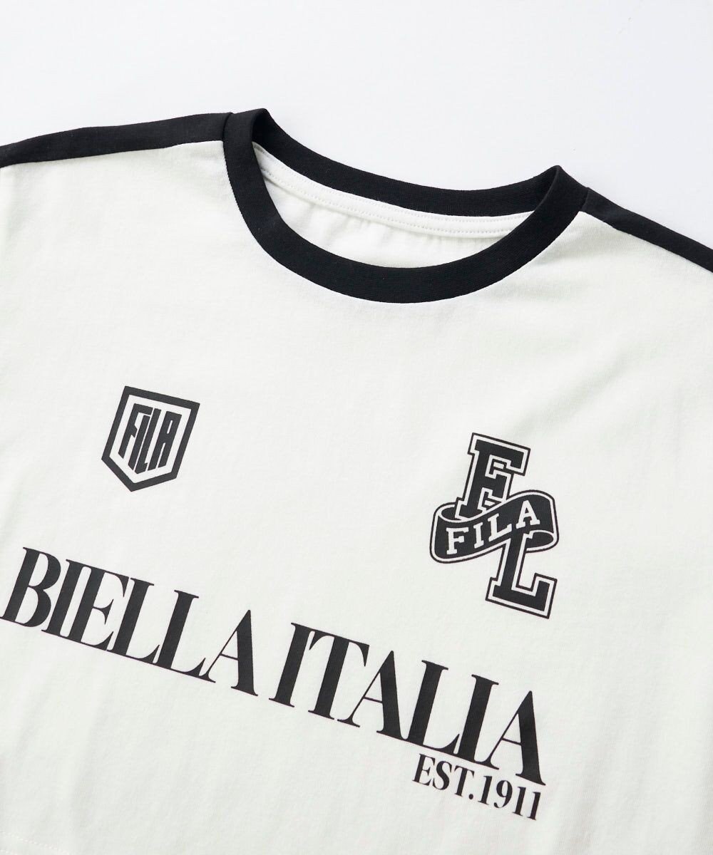 OP／FILA 【FILA】ショート丈半袖Tシャツ 