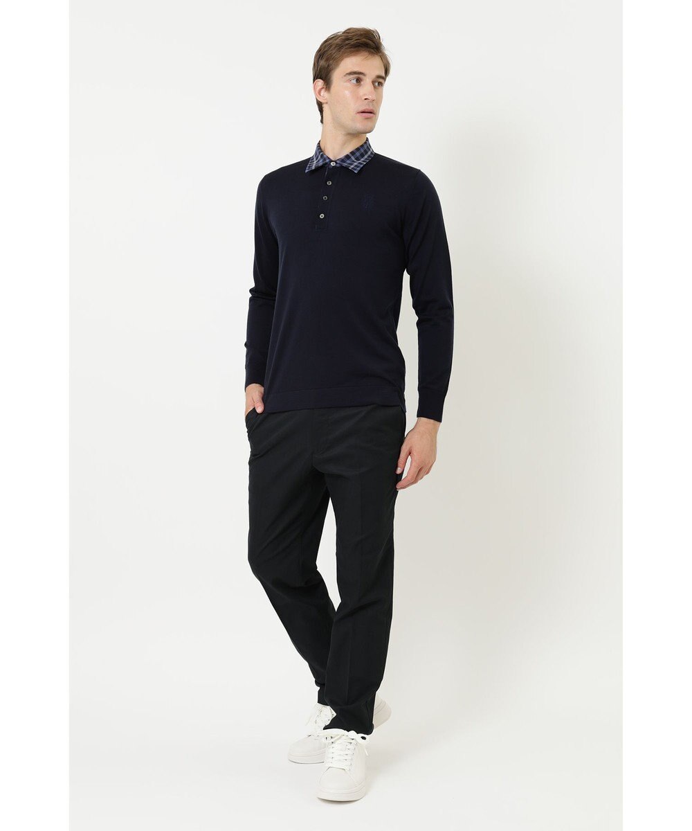 DAKS コットンライクカジュアルパンツ 