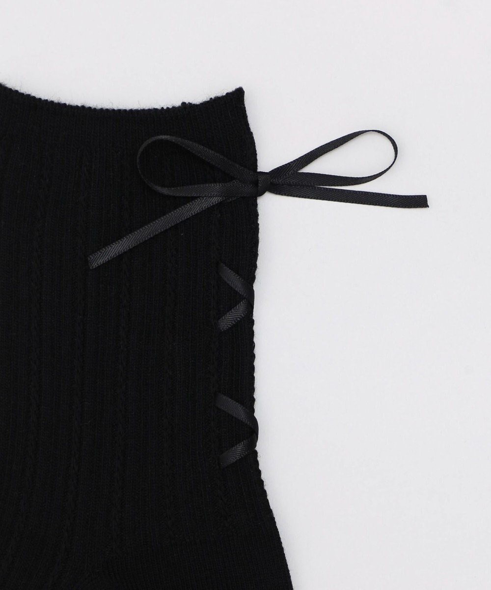 WEGO レースアップバックリボンソックス 