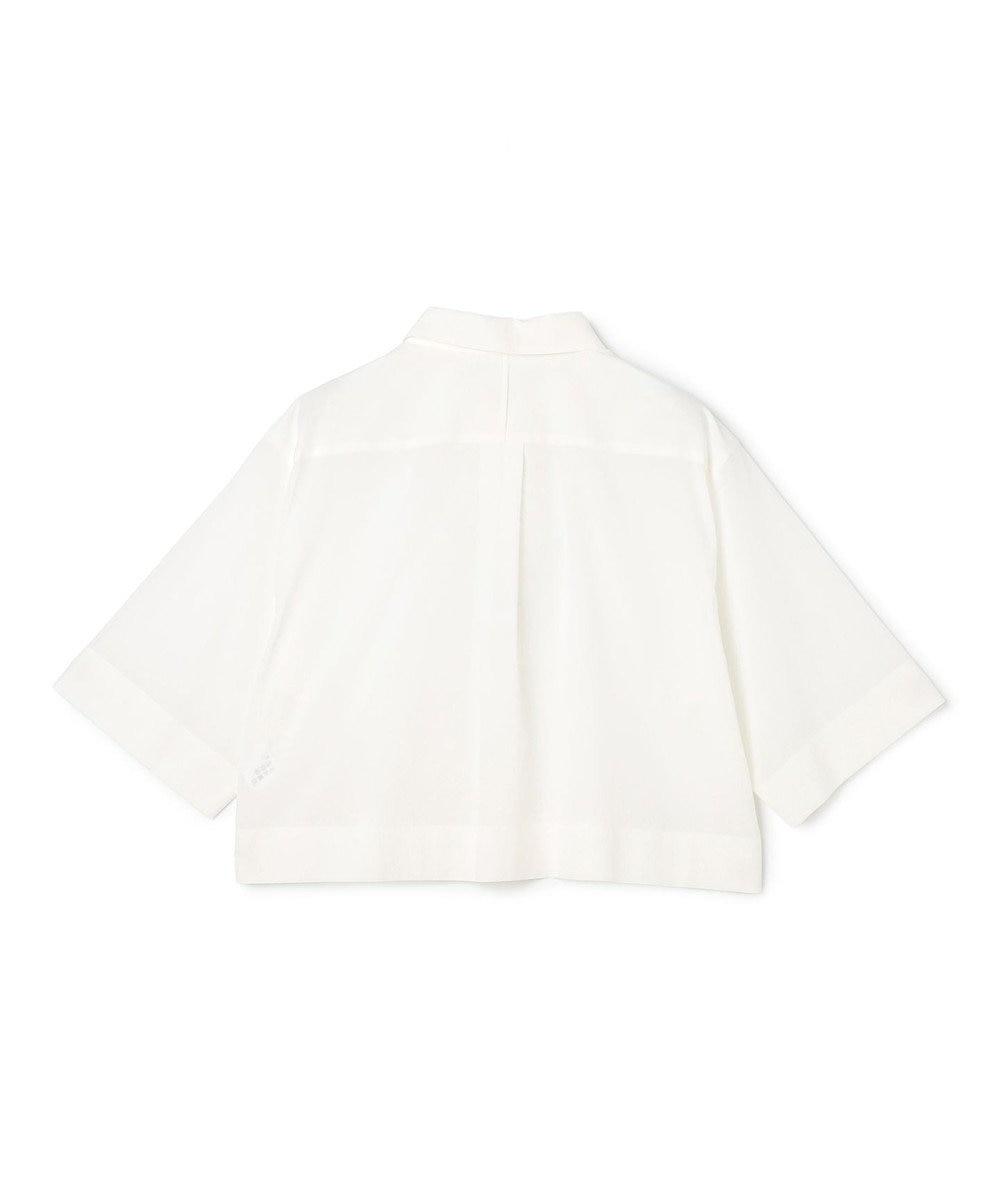 BEIGE， BAC / コットンシアー ショートレングスシャツ 