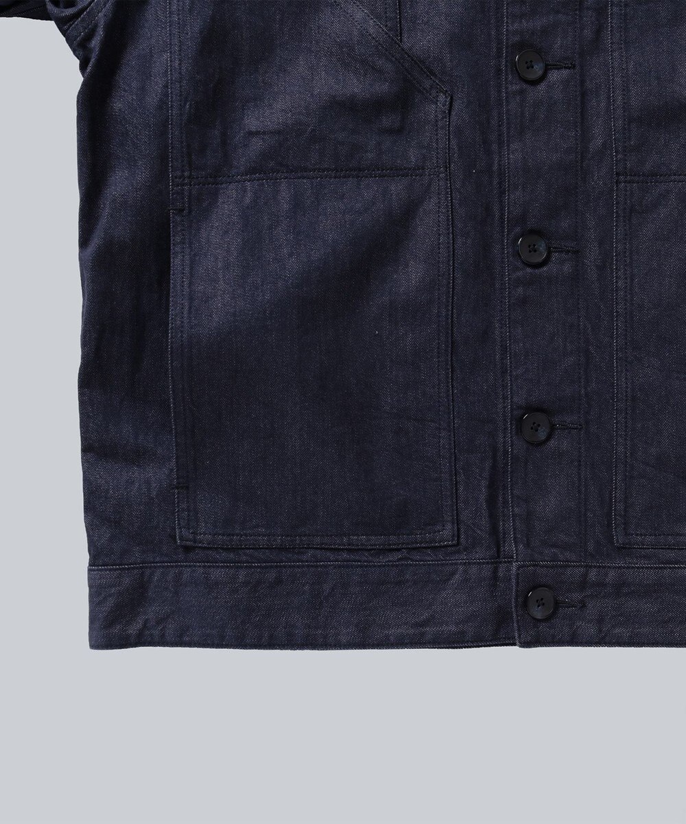 WHITE MAILS 【UNISEX】COTTON PAPER デニムジャケット 