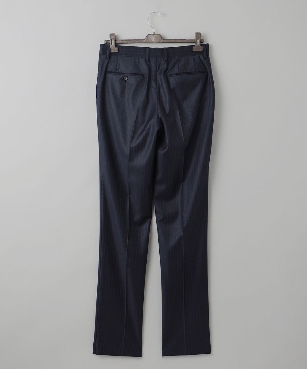 GOTAIRIKU シワになりにくい【御幸毛織/みゆきけおり】Superio160 スーツ_ネイビーストライプ 