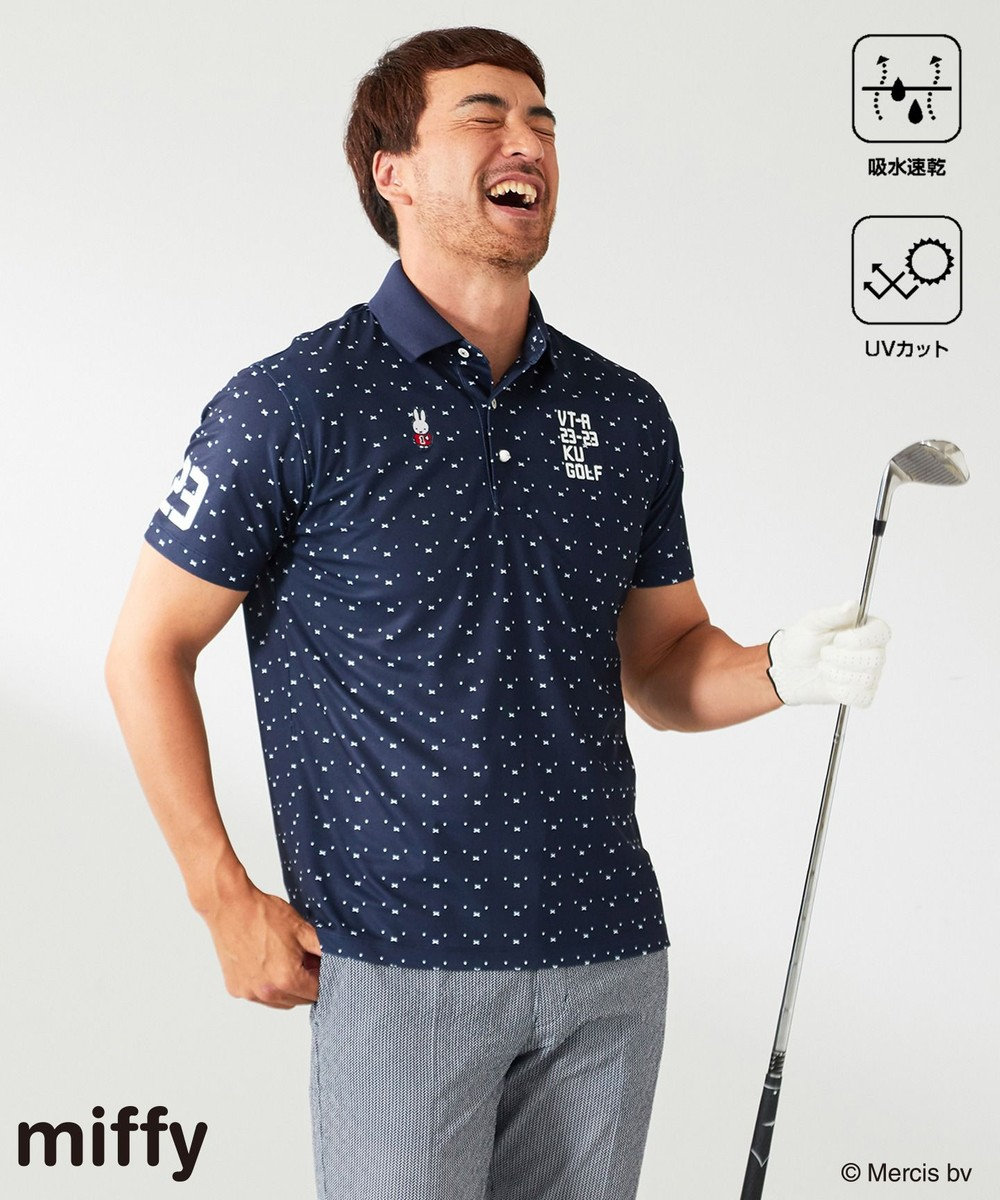 MEN】【吸水速乾/UVカット】ミッフィーフェイスポロシャツ / 23区GOLF | ファッション通販 【公式通販】オンワード・クローゼット