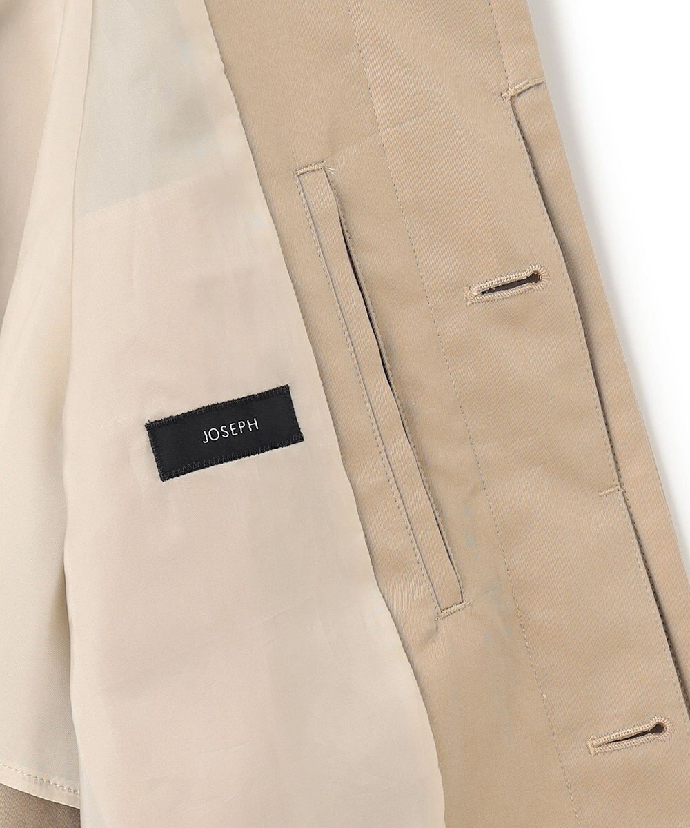 JOSEPH HOMME コットンシルクギャバジン　ステンカラーコート 