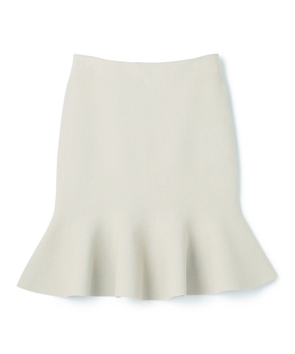 uncrave 【洗える】スムースニット ミニスカート（uncrave WHITE） 