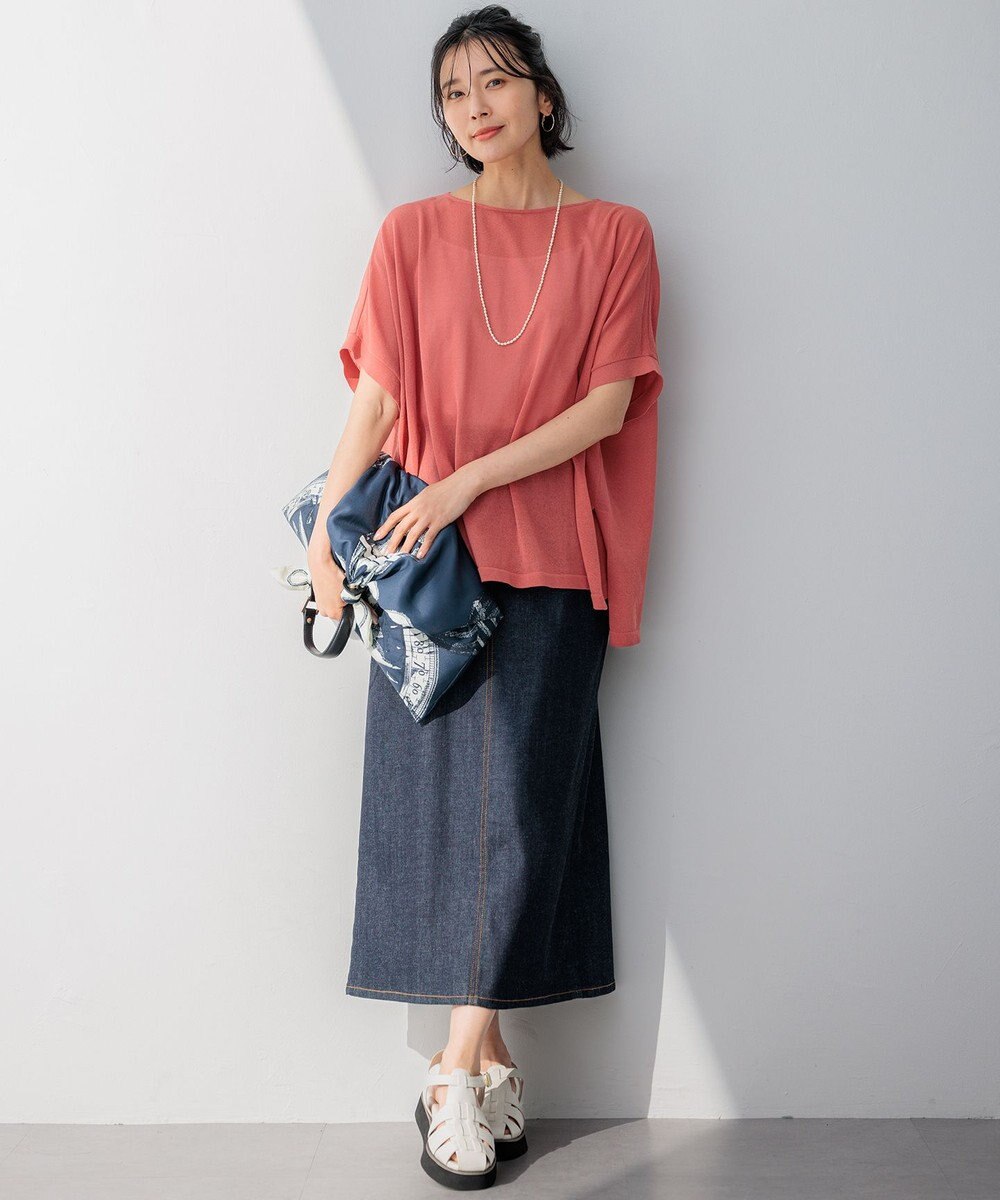 23区 L 【Oggi4月号掲載/洗える】23区DENIM ストレッチ デニムスカート 