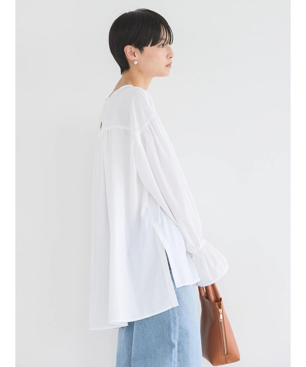 AMERICAN HOLIC 接触冷感キャンディースリーブサイドスリットブラウス 