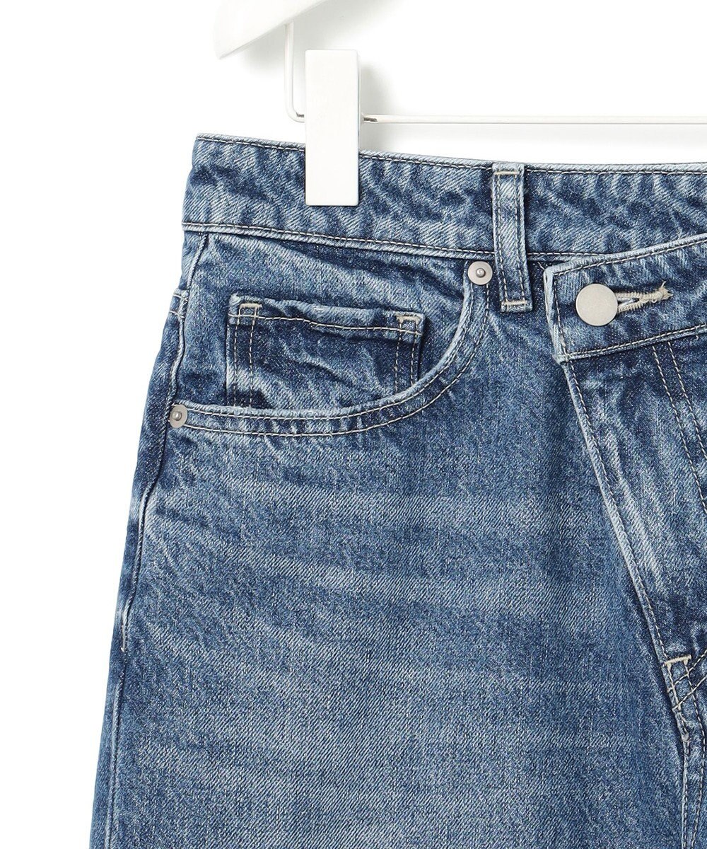 ICB L 【CLASSY.1月号掲載・洗える】ウォーターリサイクルデニム カーブパンツ 