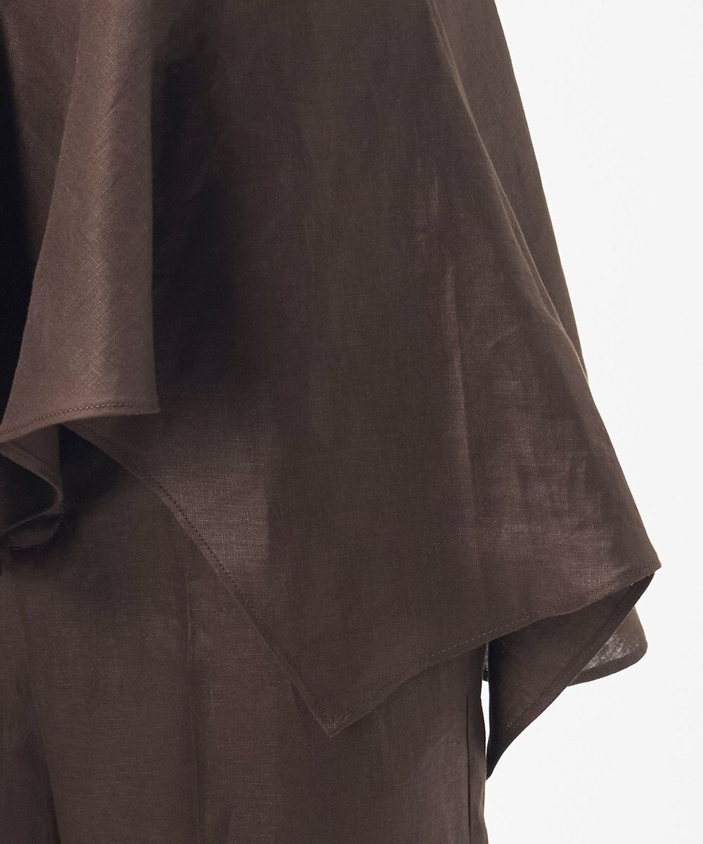 23区 【エステータ】チンツリネン ペプラム ブラウス 