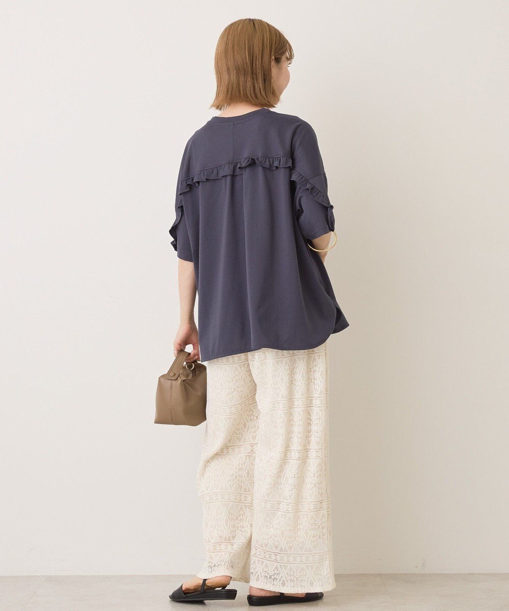 AMERICAN HOLIC バックフリルラウンドカットプルオーバー 