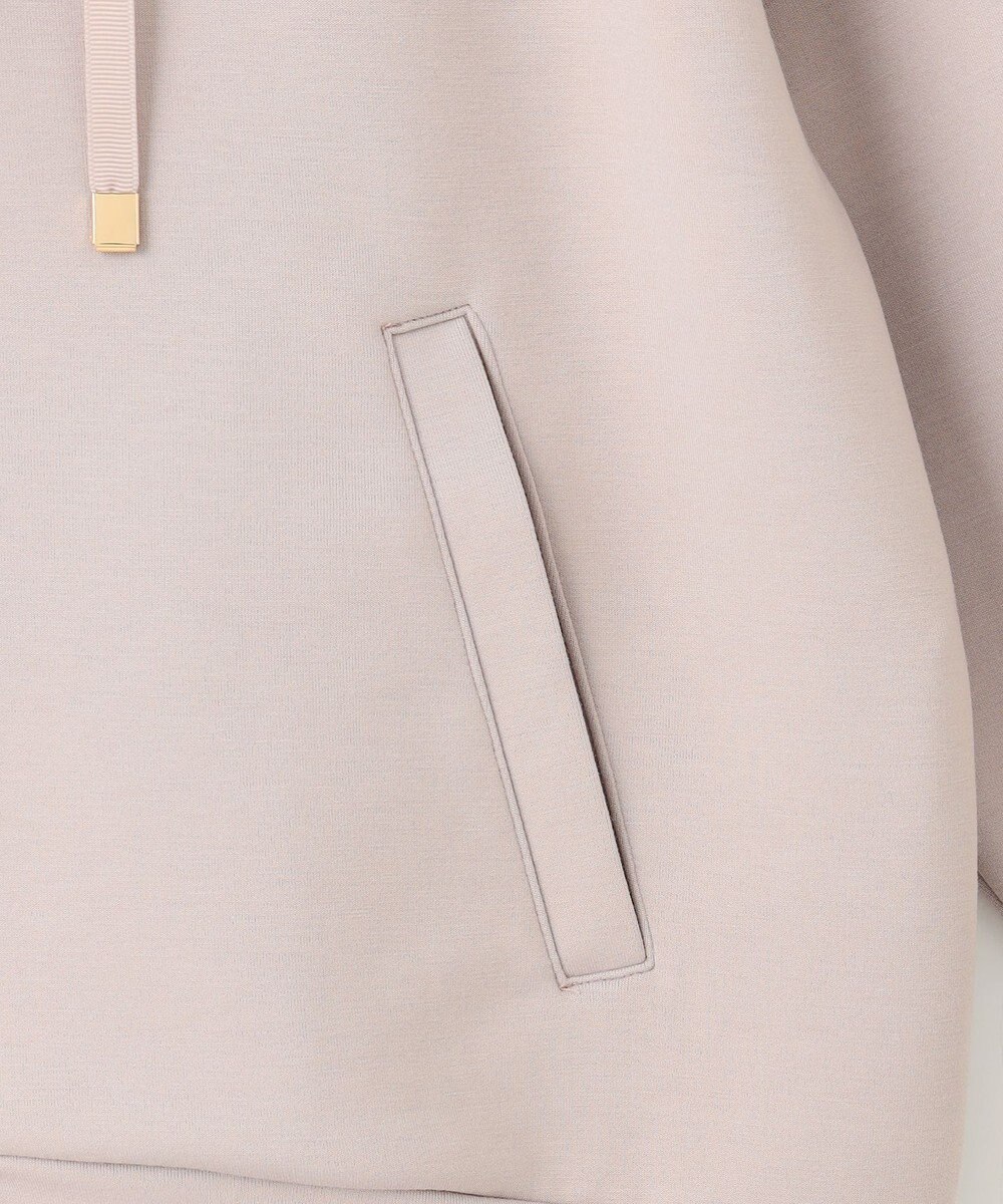 Feroux 【洗える】バックフリル ダンボールパーカー 