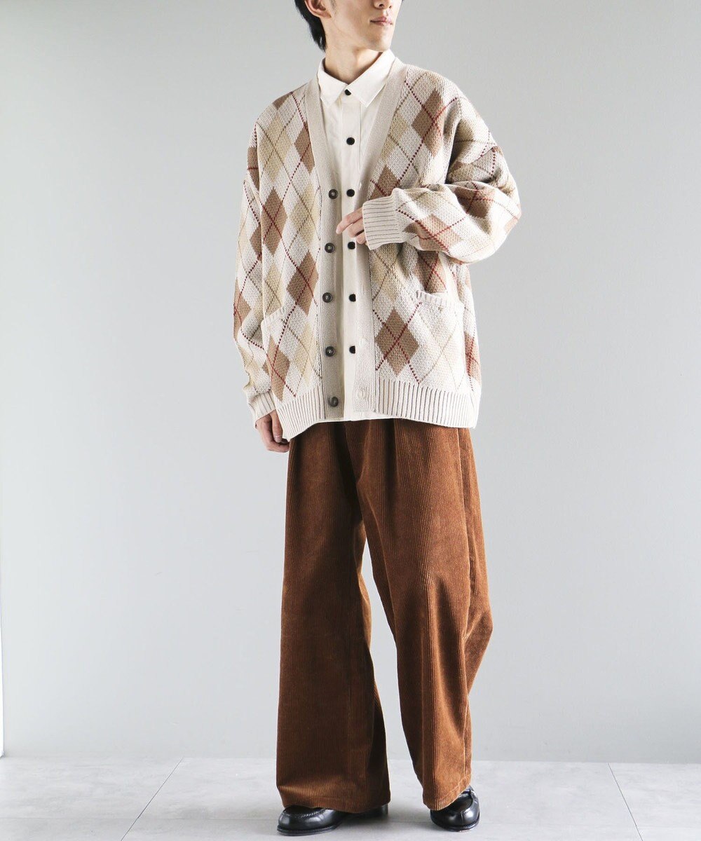 CRAFT STANDARD BOUTIQUE アーガイル柄カーディガン 