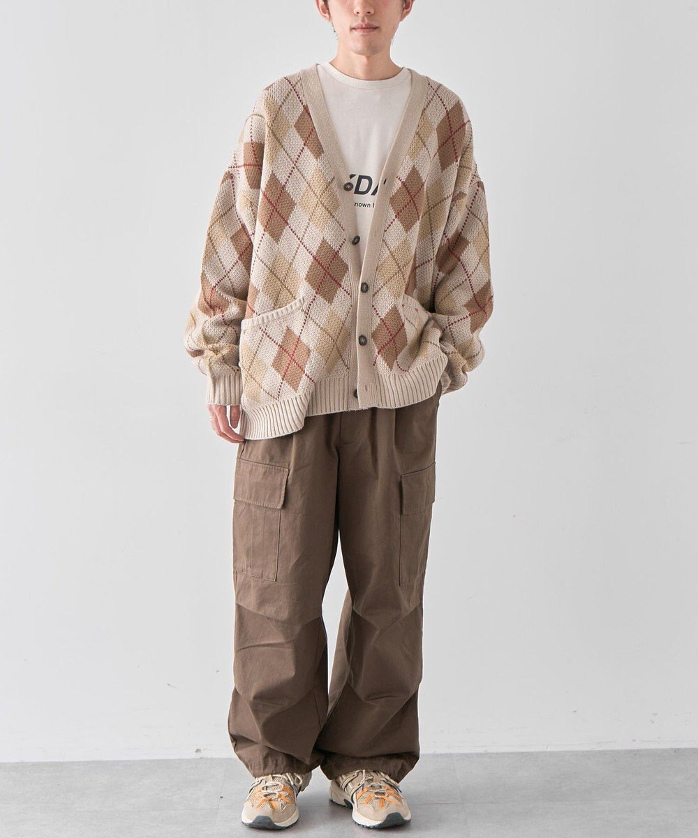 CRAFT STANDARD BOUTIQUE アーガイル柄カーディガン 