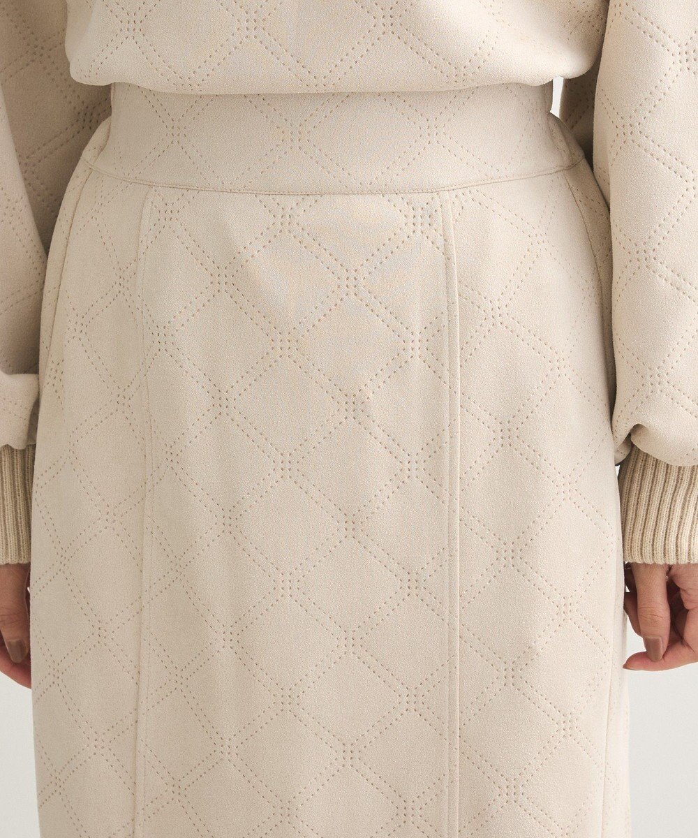 Green Parks ・ＥＬＥＮＣＡＲＥ　ＤＵＥ　エンボスナロースカート 