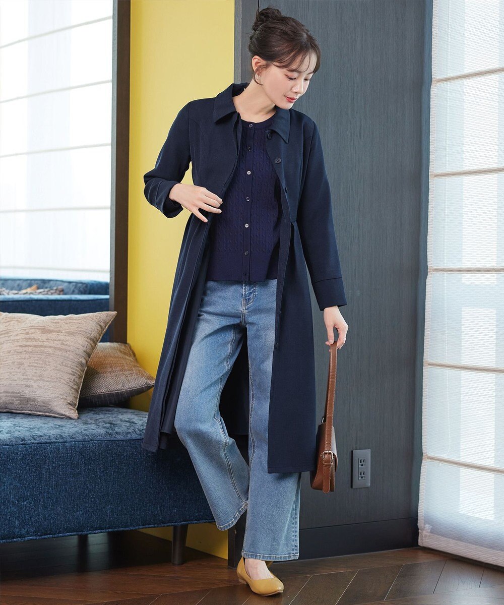 Tiaclasse L 【新色追加】ステンカラードレスコート 