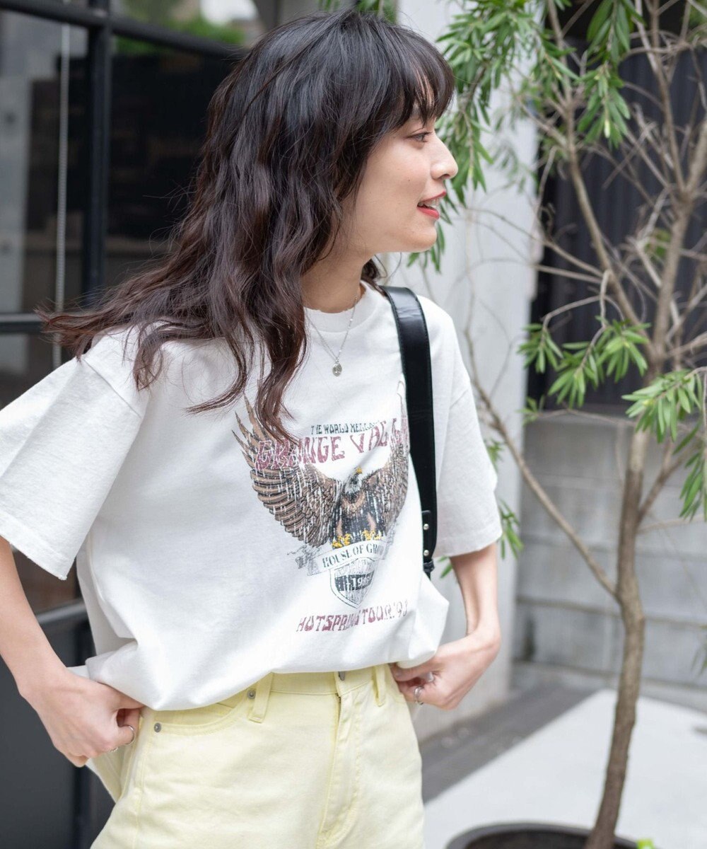 WEGO ピグメントBIGTシャツ 