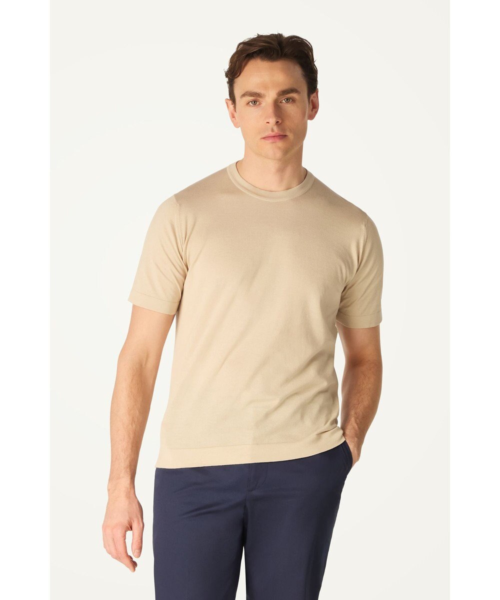 DAKS John Smedley for DAKS ハウスストライプTシャツ 