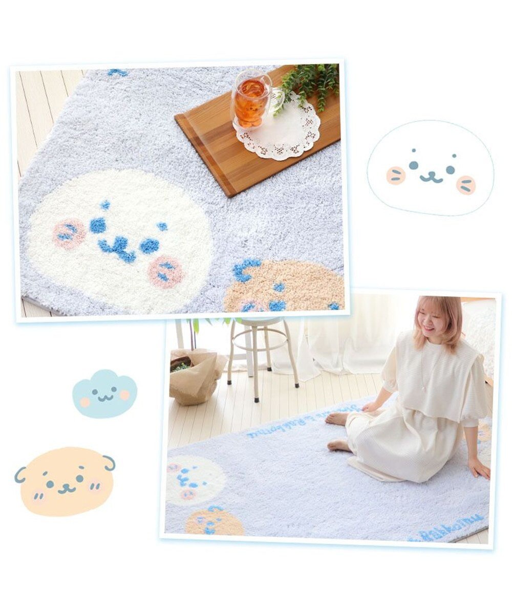 Mother garden しろたん お友達 ラグマット 