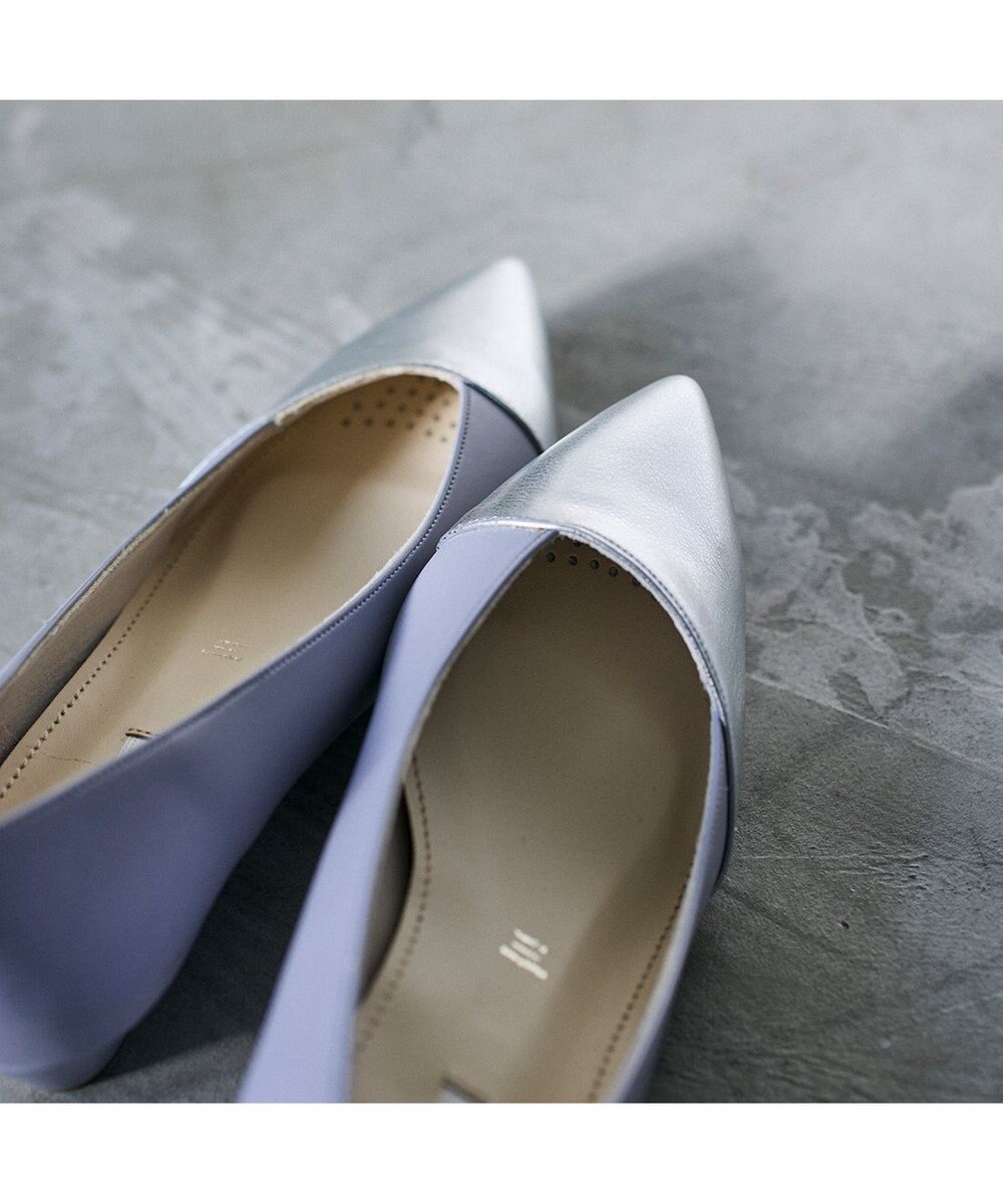 MODE ET JACOMO <MODE ET JACOMO>ポインテッドウェッジソールパンプス 