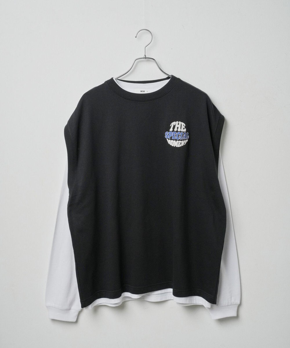 WEGO アンサンブルスウェットベストロンT 