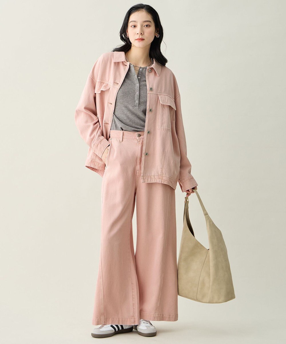 ANY L ミディデニムジャケット 