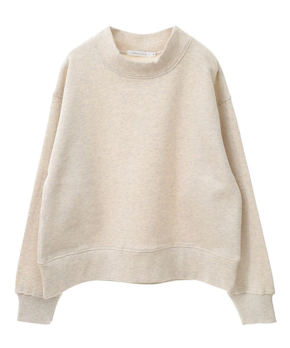 AMERICAN HOLIC モックネック裏起毛プルオーバー 