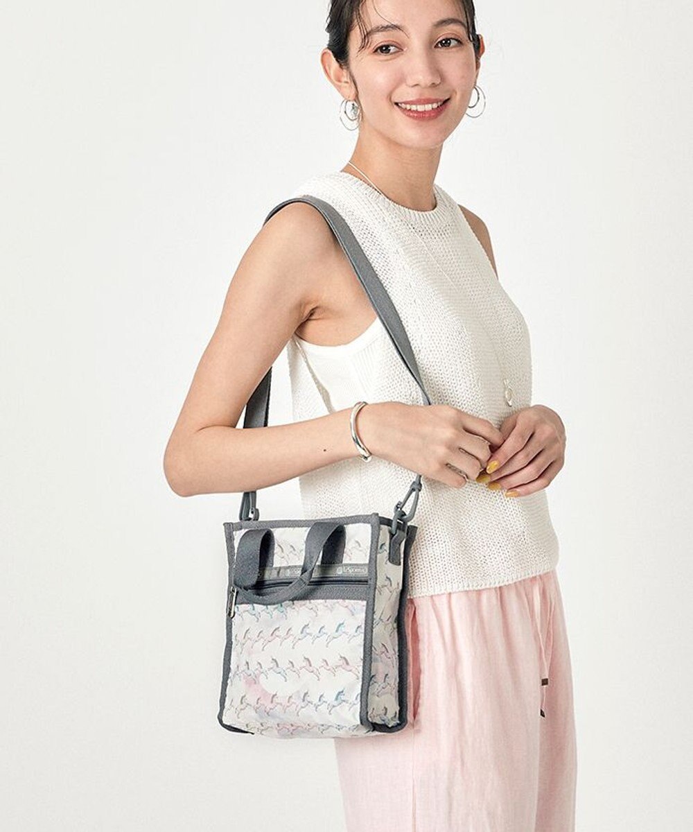 LeSportsac MINI N/S TOTE/パステルユニコーン パステルユニコーン