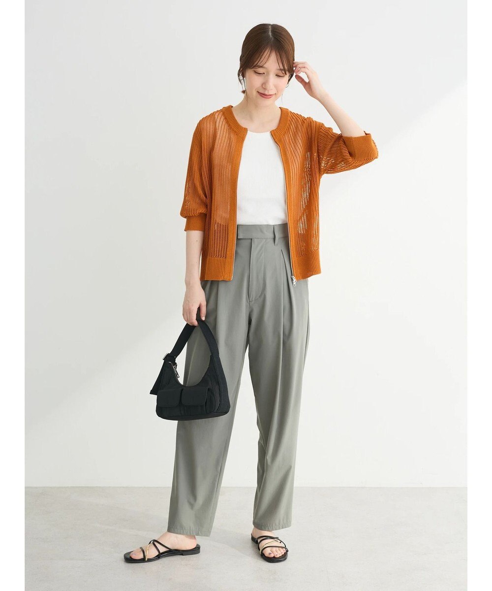 Green Parks Ｚｉｐ付メッシュカーディガン 