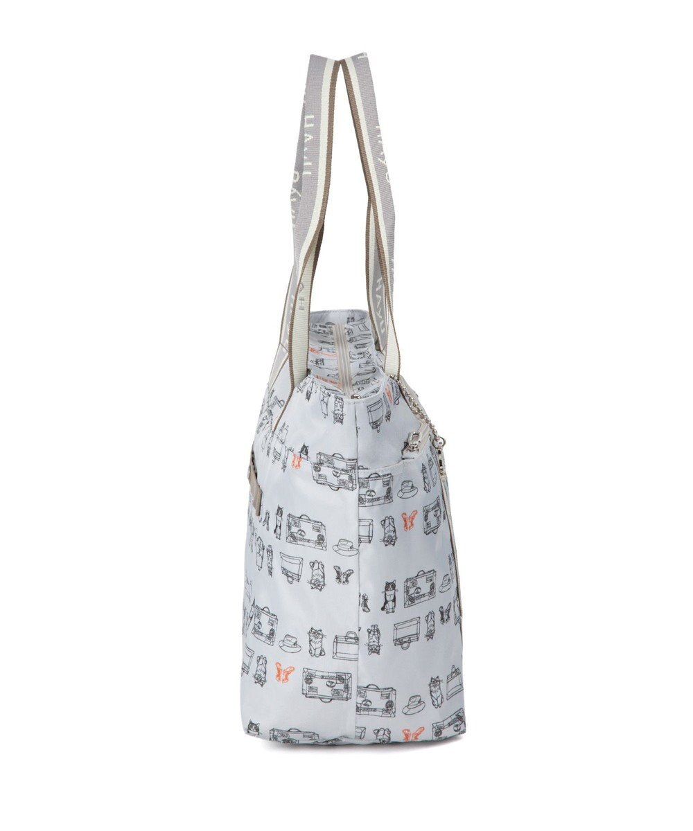 ACE BAGS & LUGGAGE 【雑誌掲載】 HAyU × ace.  フォールディング 折り畳みトートバッグ 猫柄 22L 17861 