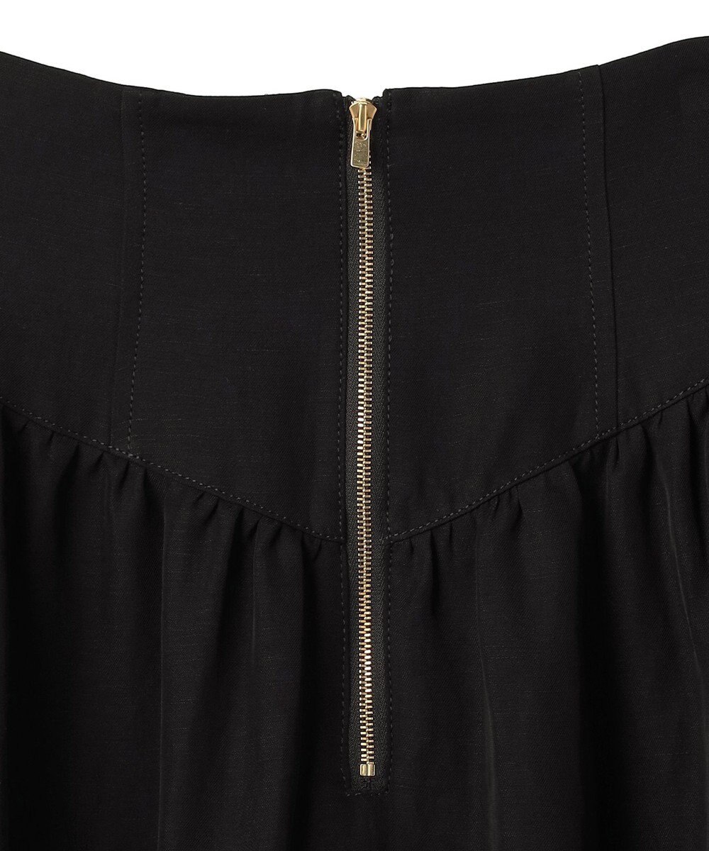 BEIGE， BERNARD / リネン混 ゴールドジップ ハイウエススカート 