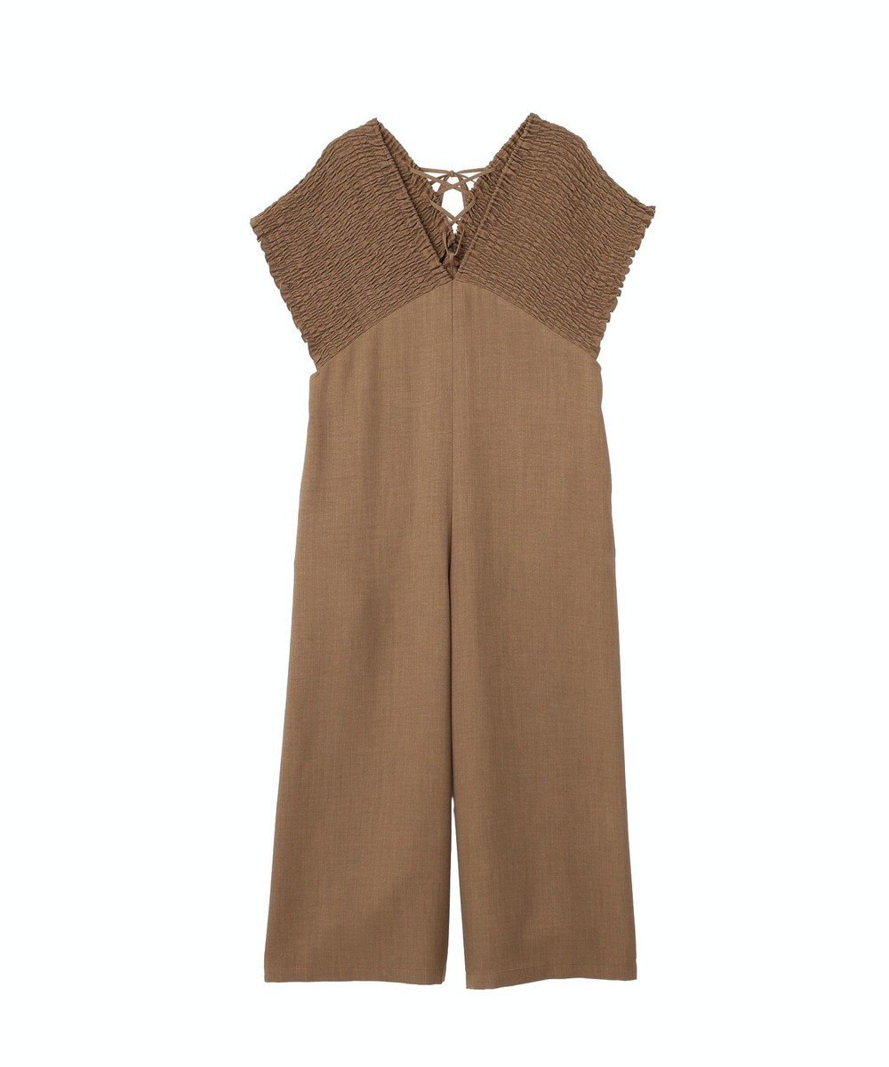 Green Parks シャーリングサロペット 