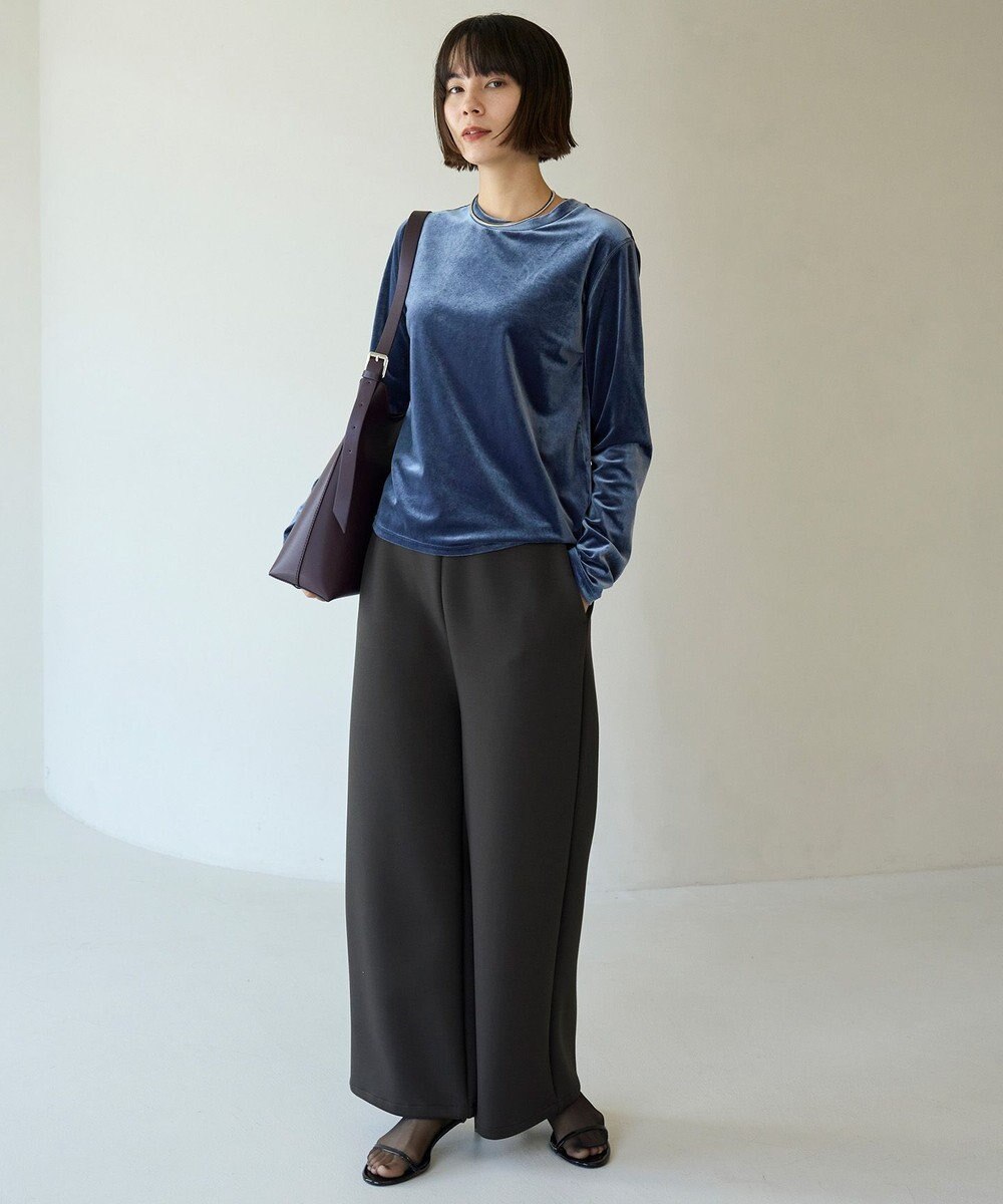 UNFILO ストレッチ ベロアロンT 