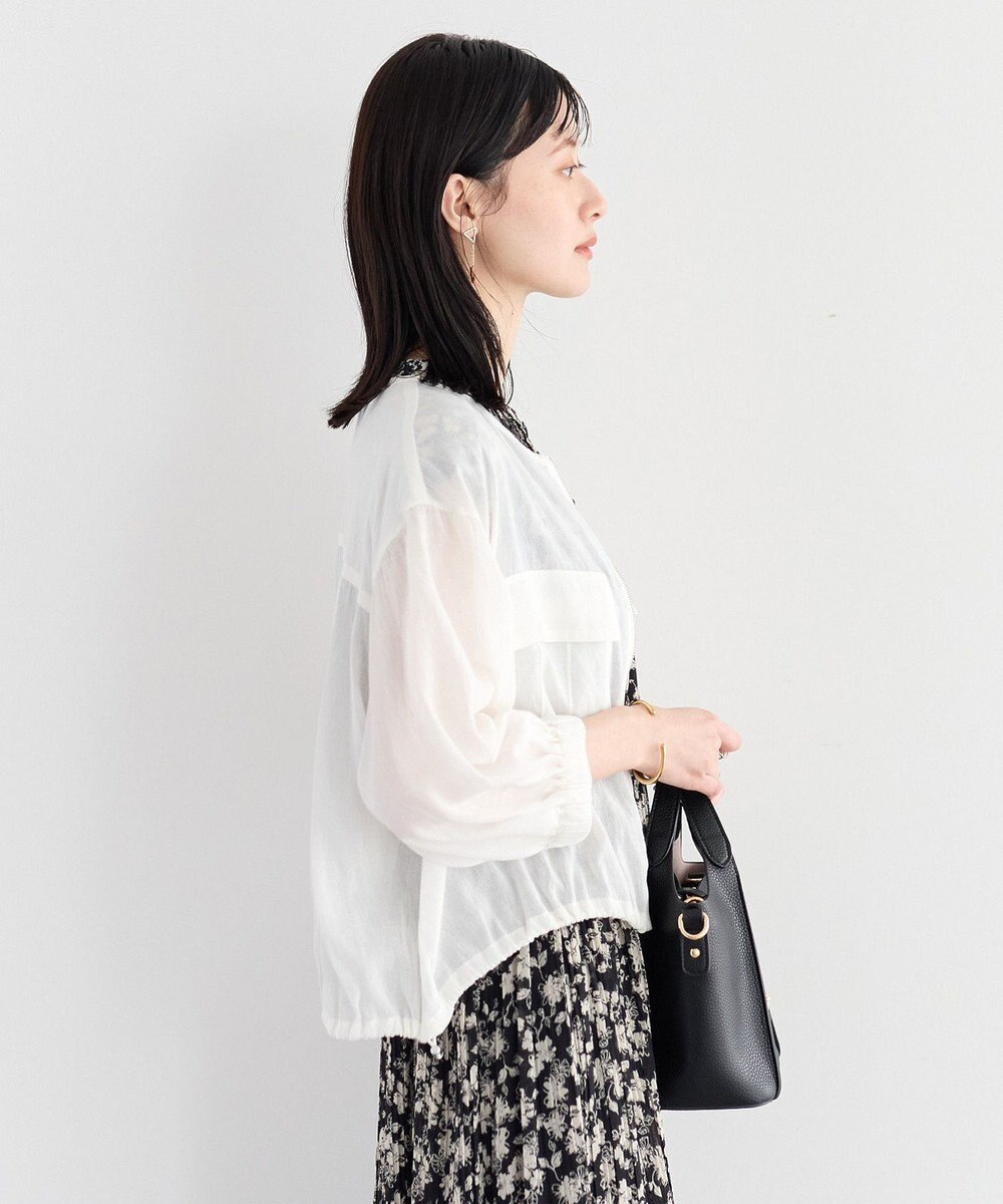 YECCA VECCA ドライタッチシアーブルゾン 