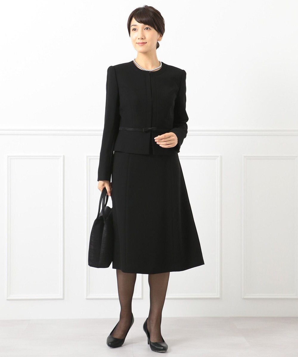 自由区 FORMAL 【オールシーズン対応】バーズアイ ジャケット+ワンピース 